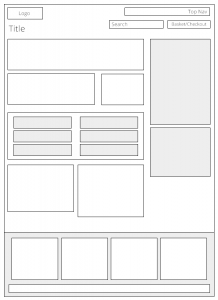 Poor design: no alignment or spacing consistency