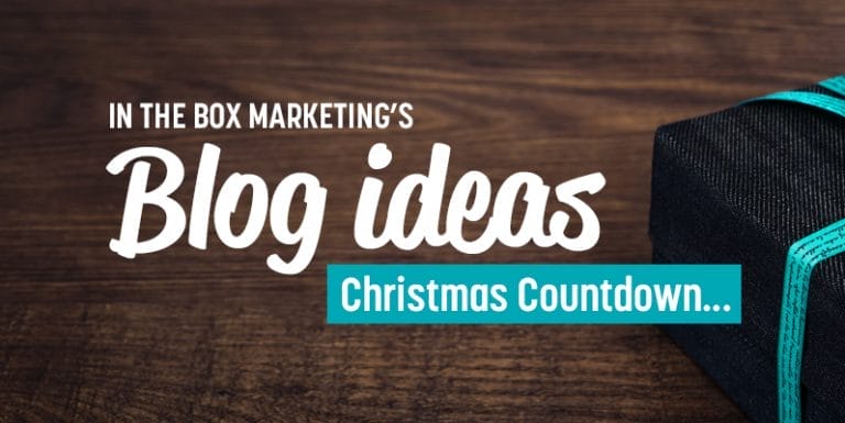 12 blog ideas - Christmas countdown